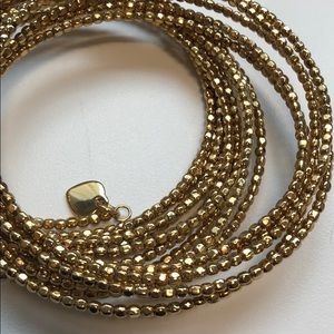 Stella & Dot Jewelry - Stella & Dot gold bead ‘slinky’ wrap bracelet Stella & Dot Jewelry - Stella & Dot gold bead ‘slinky’ wrap bracelet